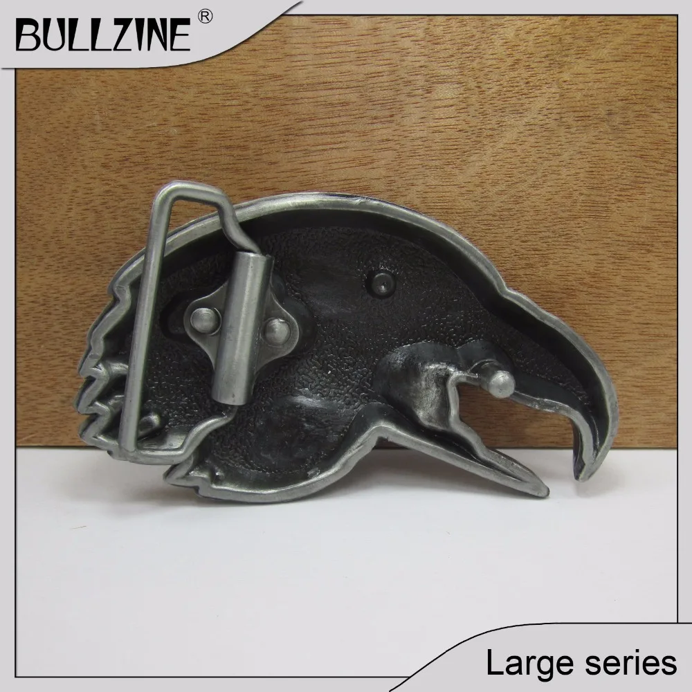В Bullzine орел пряжки ремня с оловянной отделкой FP-02621 подходит для детей на возраст