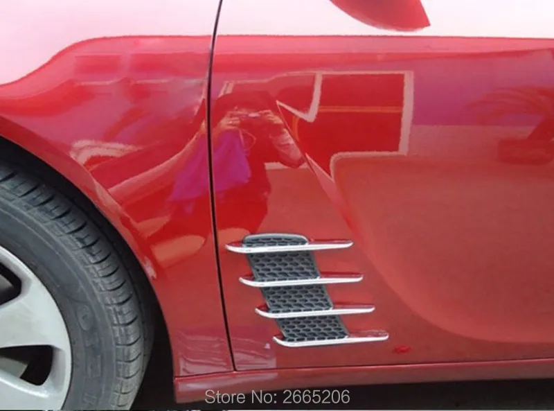 2 шт. 3D Акула автомобиль наклейки на крыло декор стайлинга автомобилей Для SsangYong