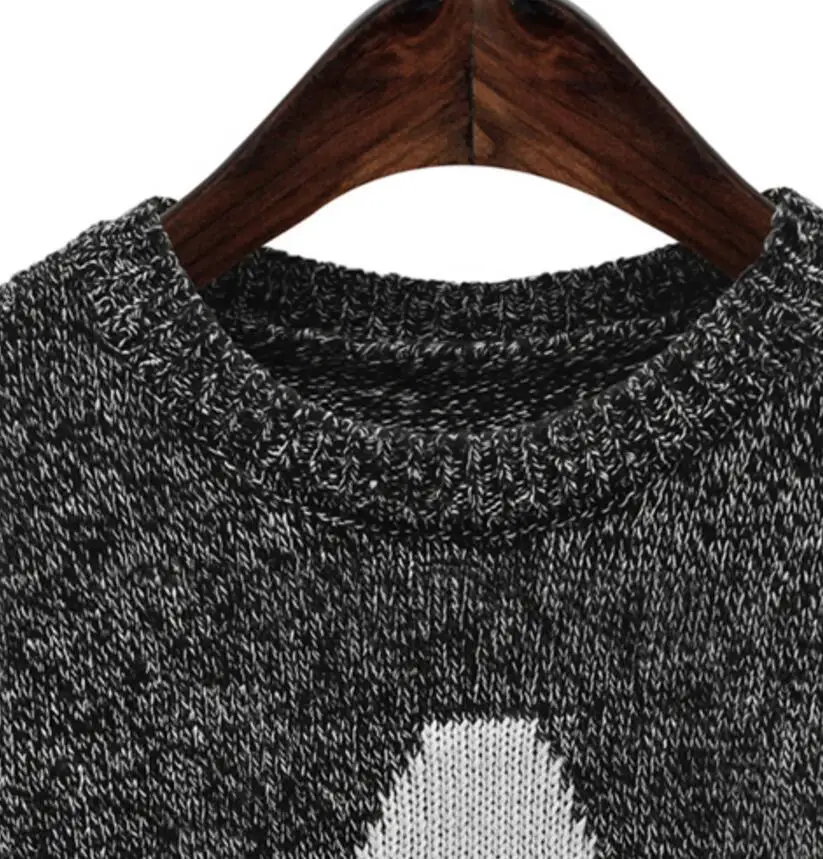 2018 Демисезонный Для женщин свитер Модные свободные пуловер с длинными рукавами