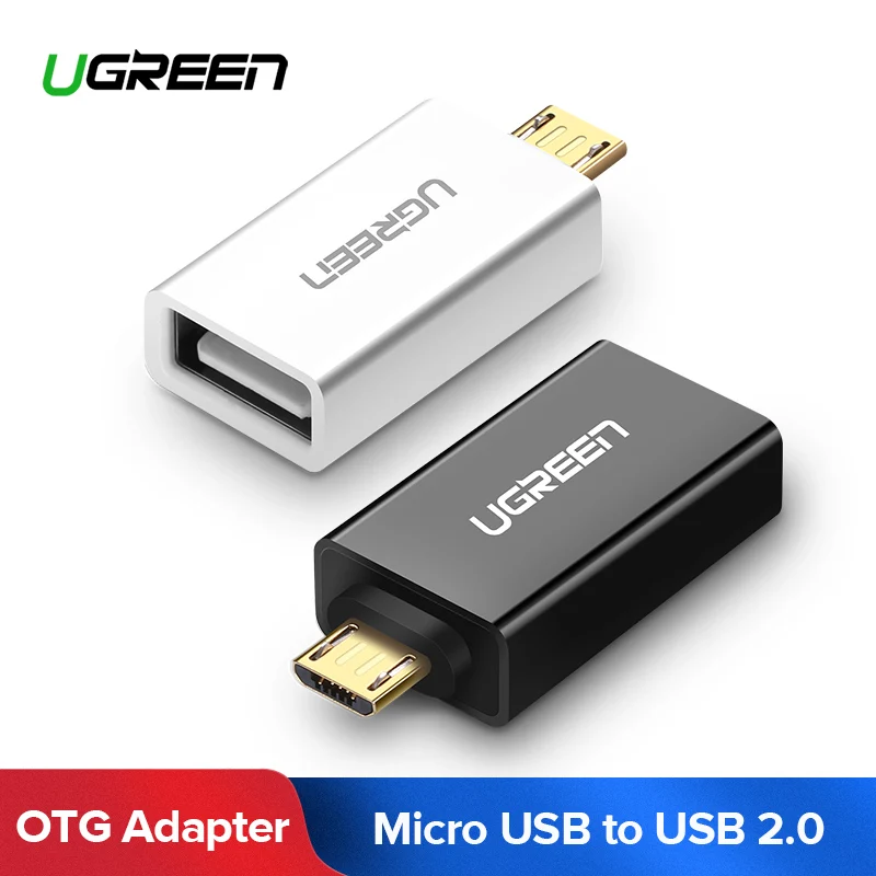 Ugreen OTG кабель Micro USB Мужской к USB 2,0 Женский OTG адаптер конвертер для samsung Galaxy S7 Galaxy Note 5 Galaxy Tab 3 планшет