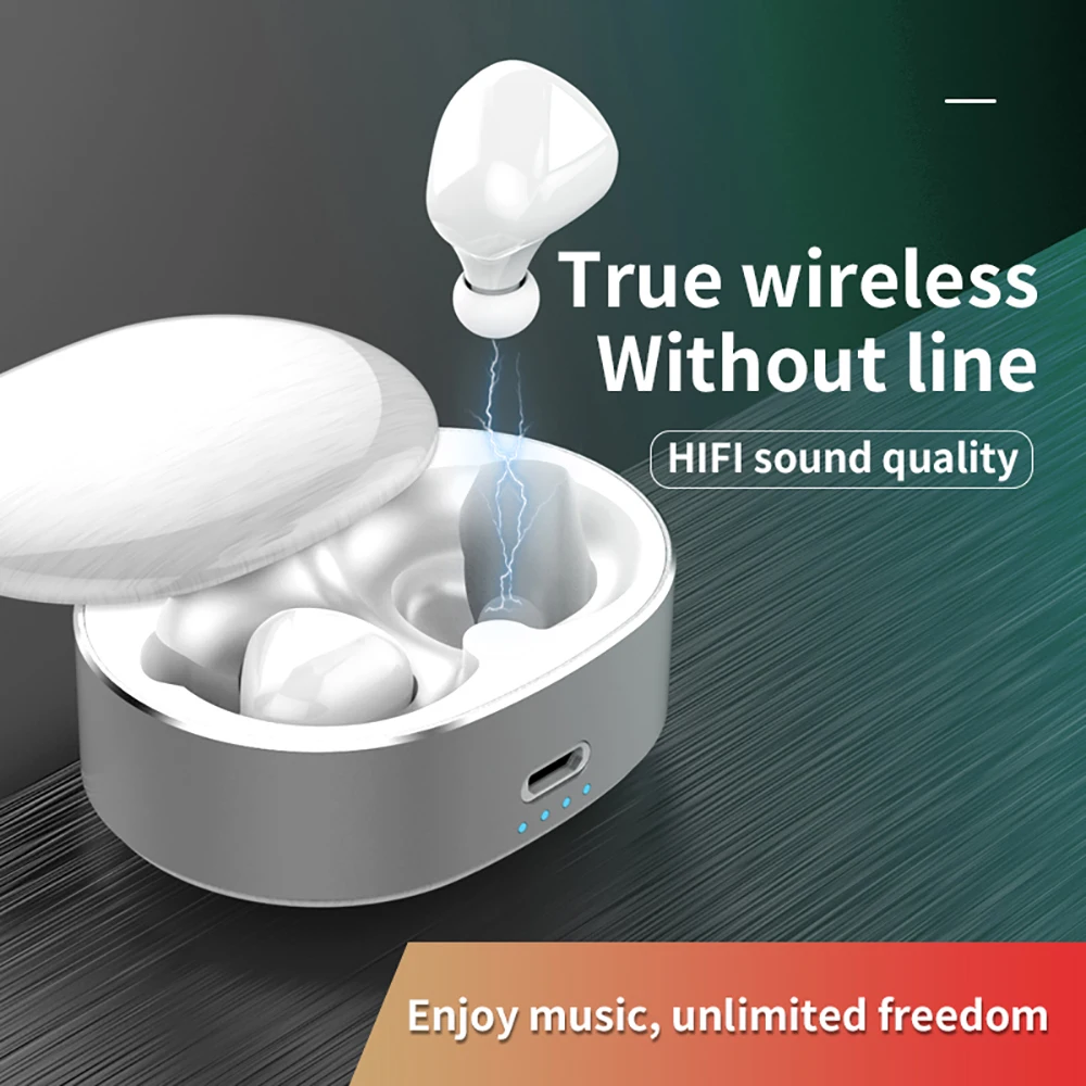 

Wireless HiFi Headset 6D Reduction Noise in-ear Low-power TWS5.0 touch bilateral call wireless Bluetooth headset