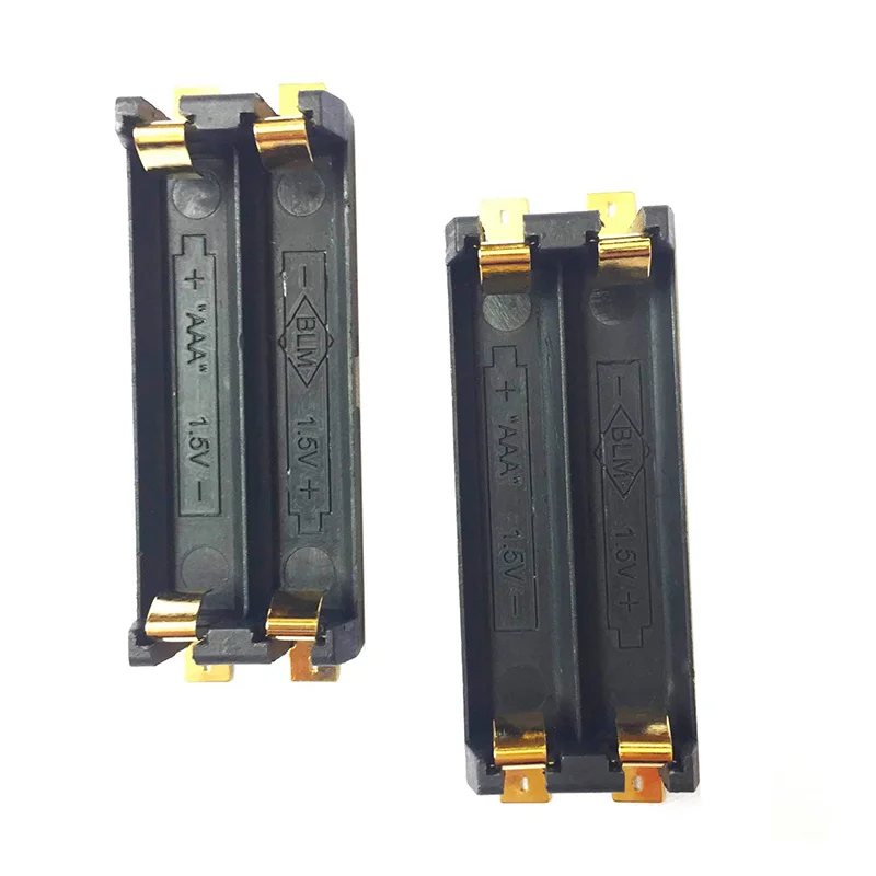 1 шт./лот лучшее качество SMT SMD 2 x AAA 1,5 V держатель батареи