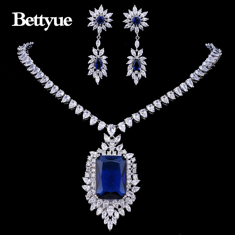 Женский Ювелирный Комплект Bettyue ювелирный набор из двух цветов с большим