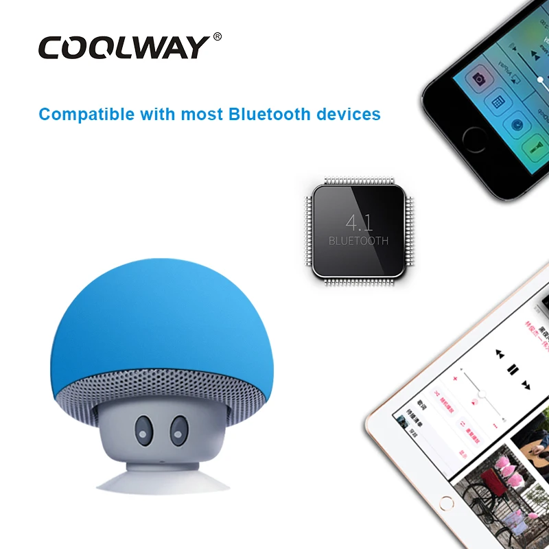 Bluetooth портативный громкий динамик мини Гриб Бумбокс Саундбар беспроводной