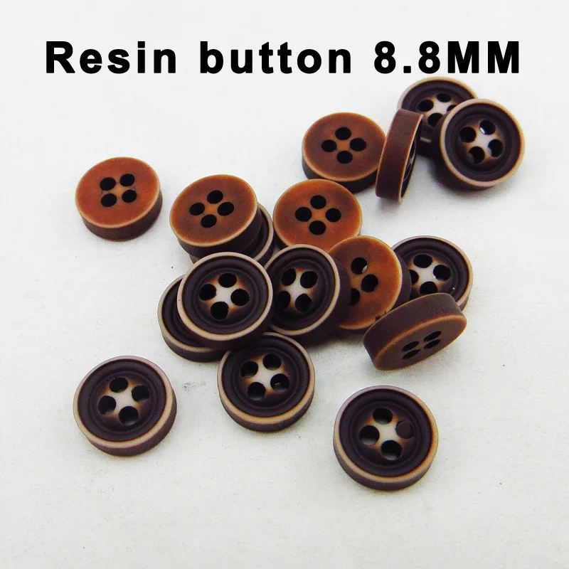 100 шт 6 11 мм черная рубашка из смолы пуговицы одежды пальто сапоги Швейные