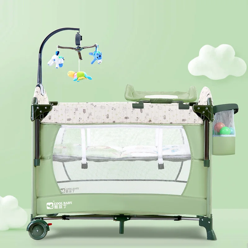 Многофункциональная Складная портативная детская кроватка Coolbaby|Детские