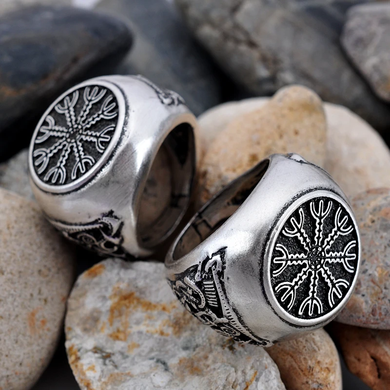 Этнические кольца awe винтажные мужские ювелирные изделия Viking Прямая поставка|helm