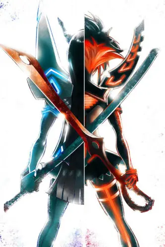 Аниме постер Kill la настенная прокрутка печатная картина домашний декор японский