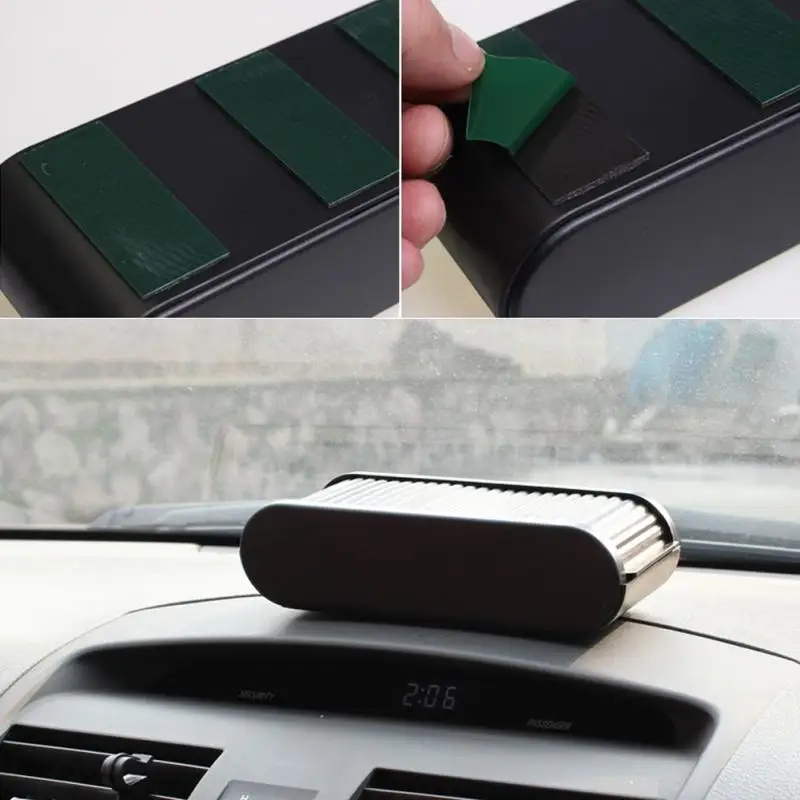 Пластиковая автомобильная коробка для хранения карманная черная Автомобильная