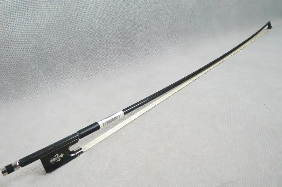 

Beautiful class plaid black Carbon fiber violin bow 4/4