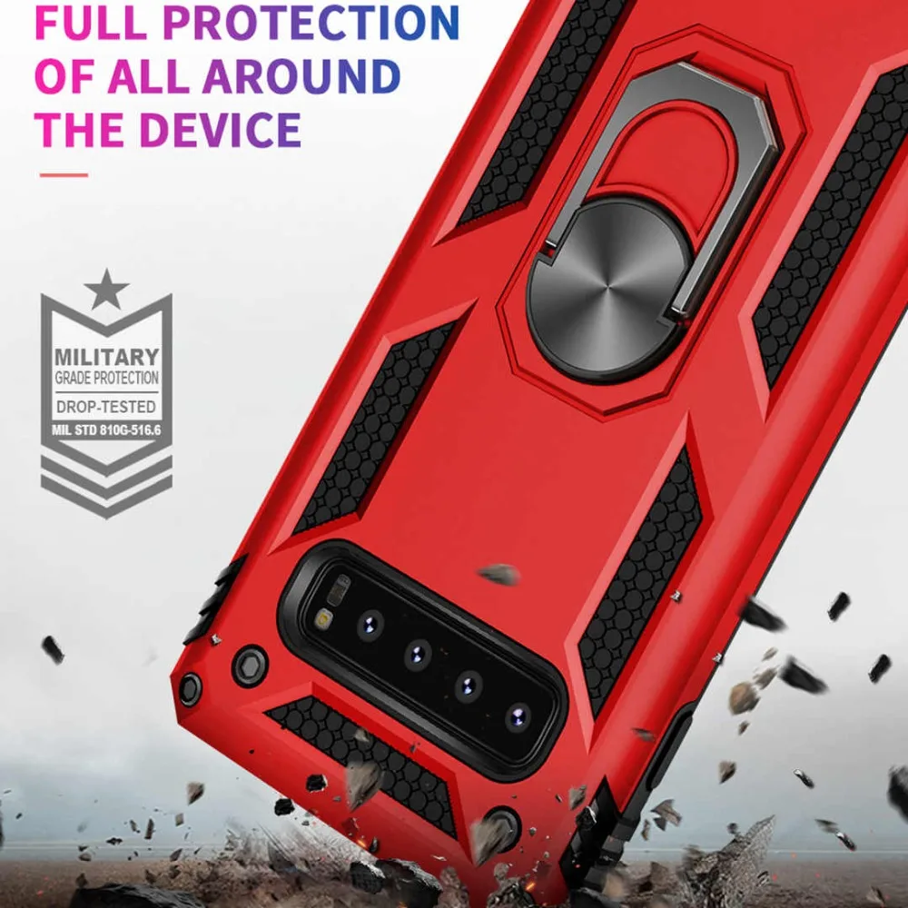 Противоударный защитный чехол с подставкой для телефона Samsung Galaxy S10 S9 S8 Plus