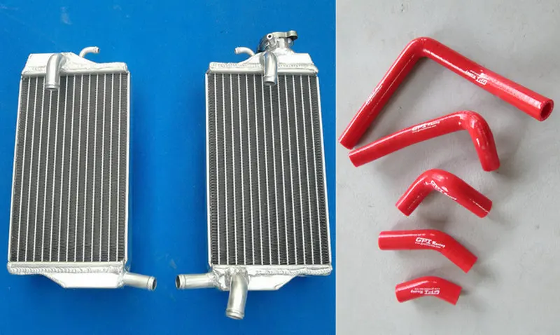 Подходит для Honda CR 250 CR250R 2002 2003 2004 02 03 04 GPI гоночный алюминиевый радиатор и