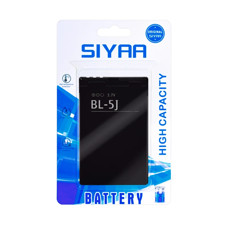 SIYAA оригинальный BL 5J 4C 5B 5C батарея для Nokia 6100 5070 N70 Lumia 520 5230 X6 Xpress Music N900 C3 батареи|bl-5j