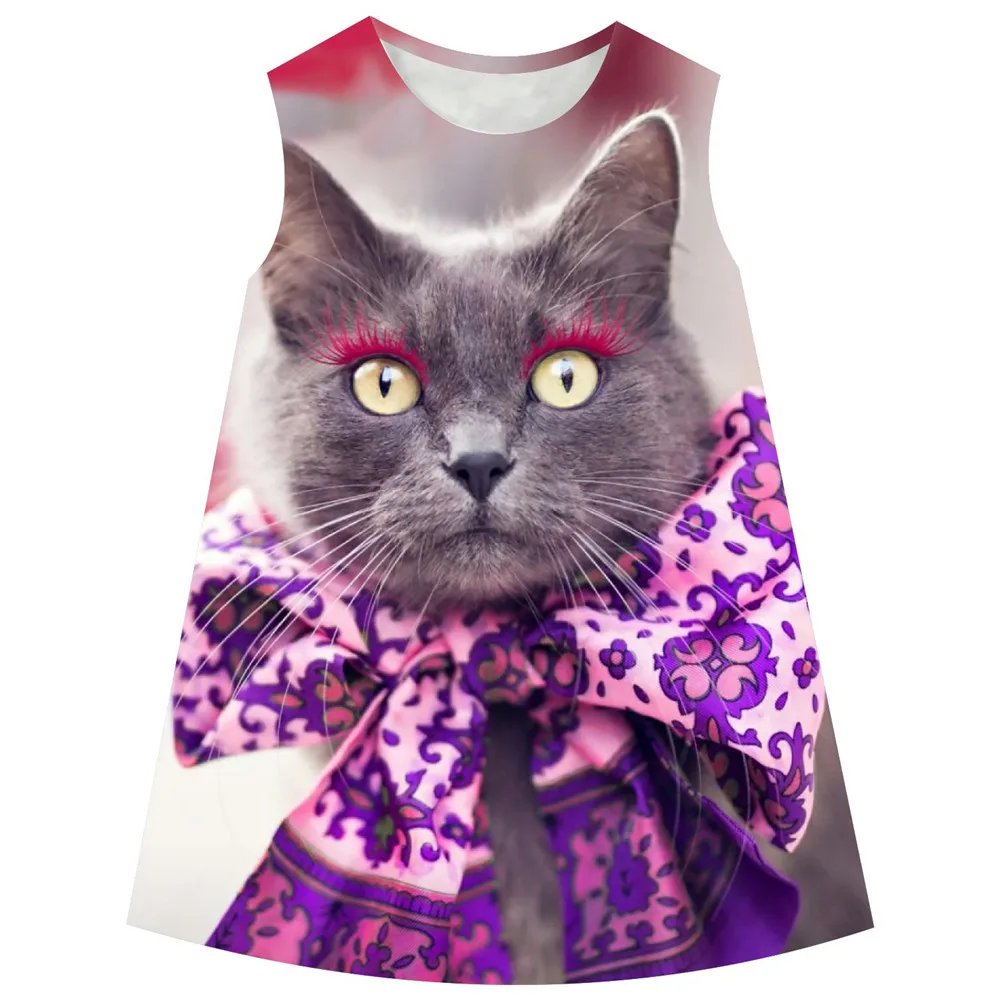 Children Clothing for Girls Toddler nice printing Beach Party Holiday Brand Dress Summer stly new Kids dress Clothes | Детская одежда и