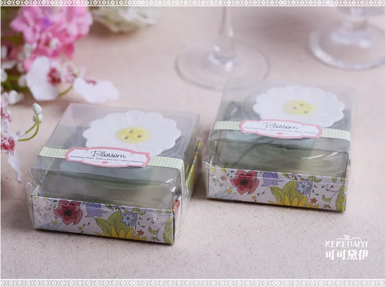 100 компл. &quotBlossom&quot Керамика соль и перец шейкеры Кухня свадебной свадьбу душ