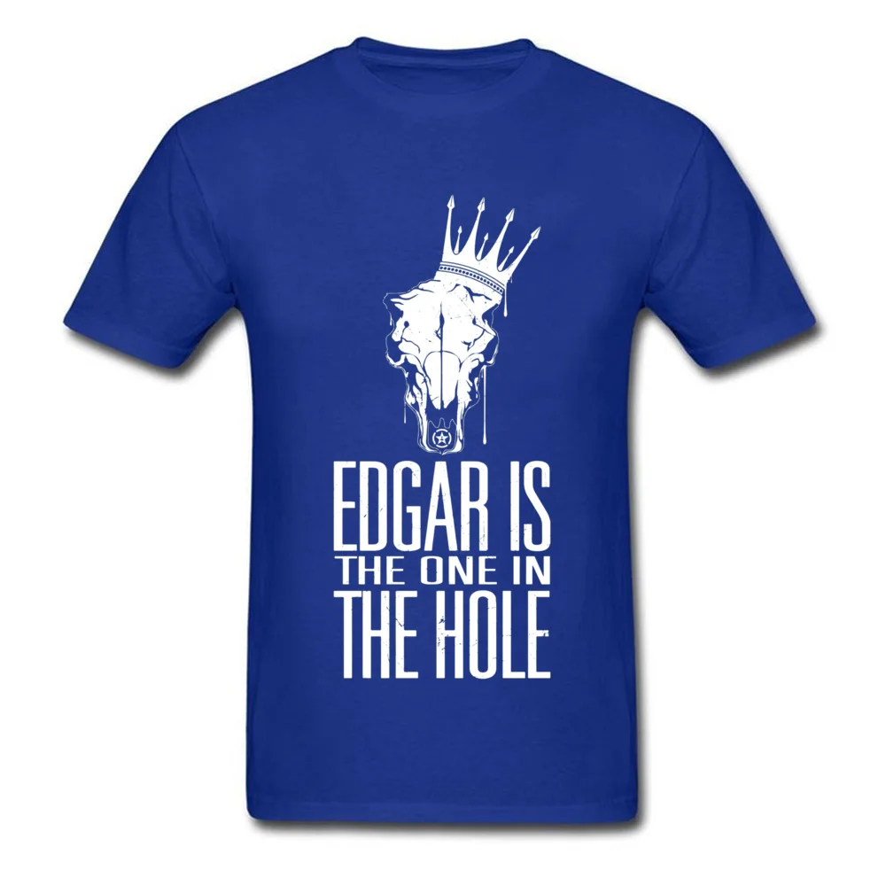 Футболка с изображением мексиканского черепа футболка надписью Edgar Is The One In Hole
