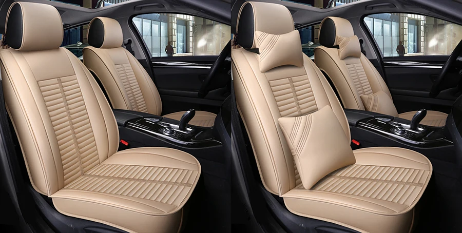 Новые кожаные универсальный авто чехлы на сиденья для volvo 850 c30 s40 s60 s80 s80l v40 v50 v60 v70 xc60 xc70 xc90 2006 2005 2004 2003