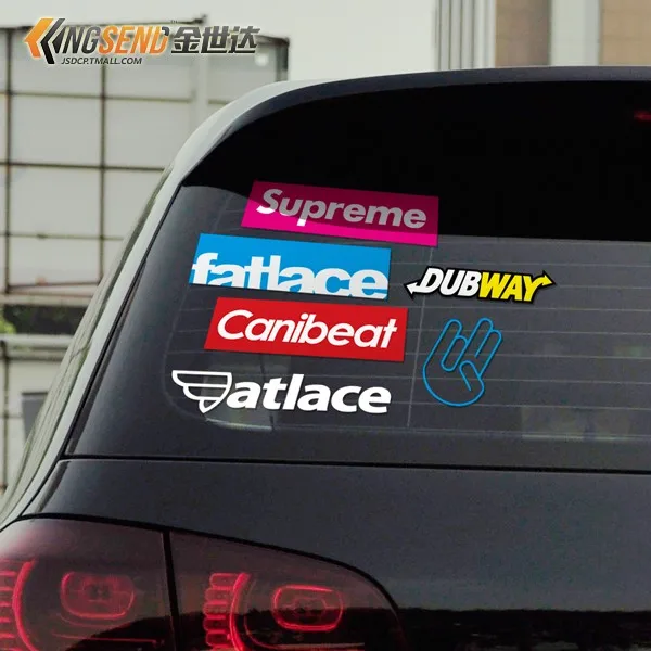 HF hellaflush modified car stickers 