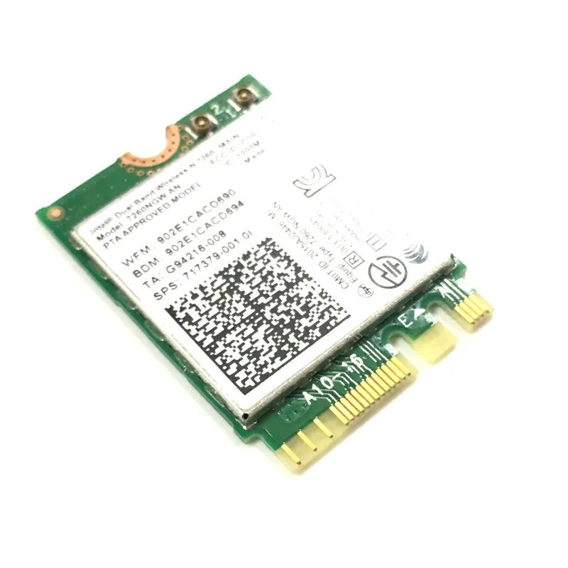 Новая беспроводная карта Intel 7260NGW AN поддержка Bluetooth 4 0 ngff/m.2 2 4G/стандартная сетевая