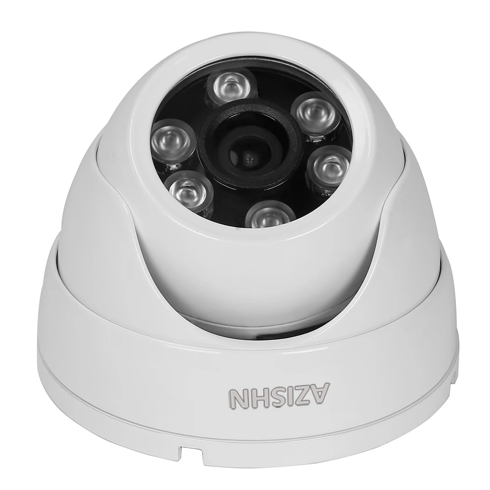 AZISHN 24IR светодиодная купольная ip камера POE 720 P/960 P/1080 P P2P ONVIF для помещений/улицы