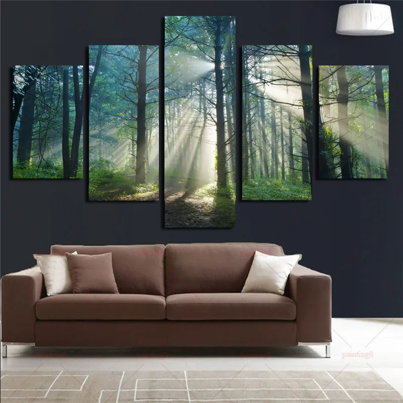 Лесной Декор стены для гостиной домашнего офиса художественное оформление 5