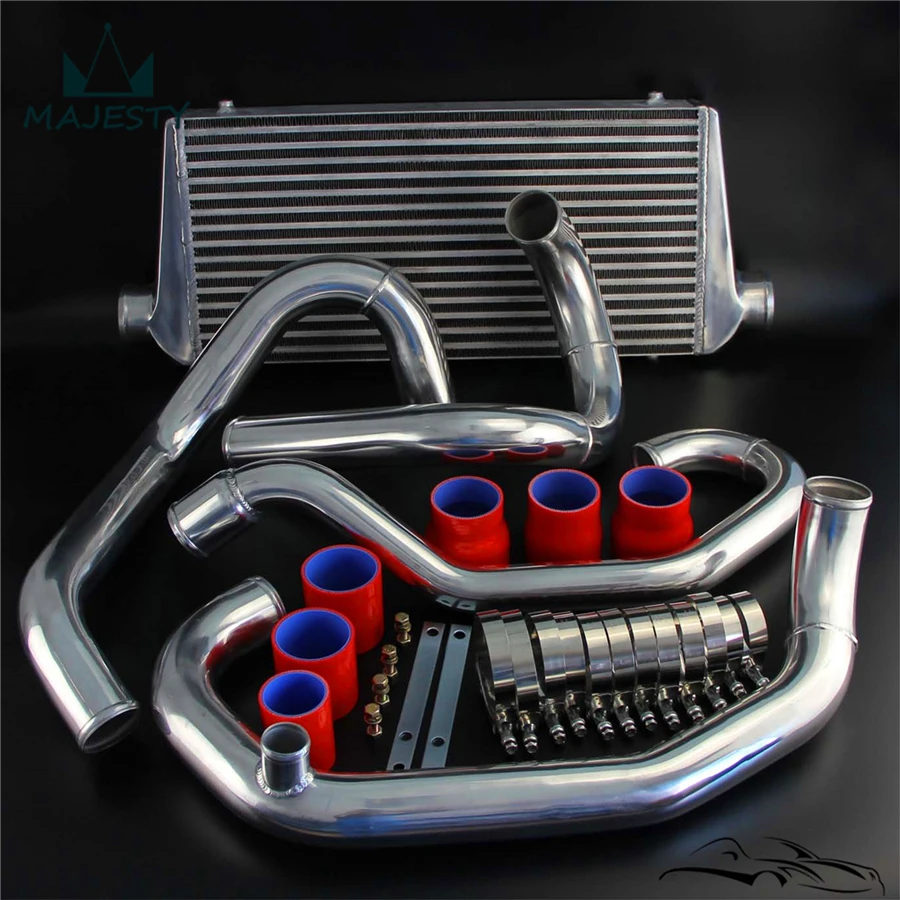Intercooler Kit for SU*BARU I*MPREZA W*RX G*C8 (1996-2000) Piping kit silicone hose color Red size 70*34*26 |
