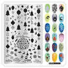 9,5*14 см пластины для штамповки ногтей морская черепаха Осьминог перо ожерелье бабочка большая Рождество и Хэллоуин штамповка металлическая пластина