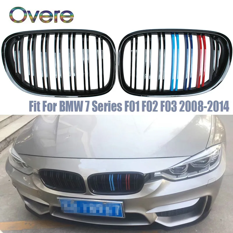 

Overe Car Front Bumper Racing Grills For BMW 7 Series BMW F01 F02 F03 F04 730i 740i 750i 760i 730d Saloon 2008-2014 Accessories
