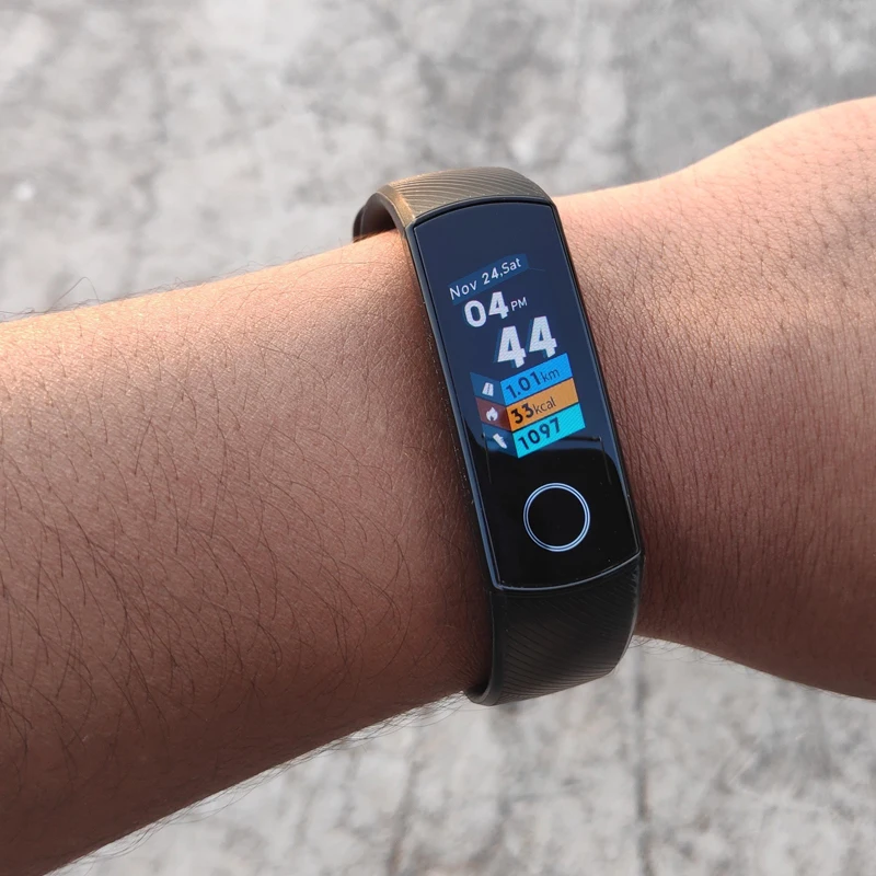 Оригинальный Смарт браслет huawei Honor Band 4 Amoled цветной сенсорный экран дисплей для