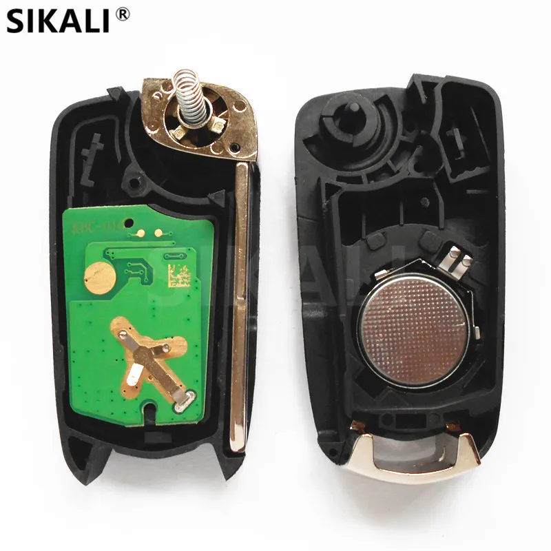 SIKALI 2 кнопки дистанционного ключа автомобиля 433 92 MHz для OPEL/VAUXHALL Antara сигнализации