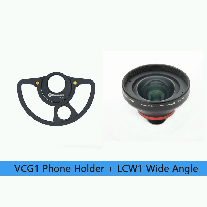 VCB1 LCW1 Benro LCK1 набор объективов для мобильных телефонов Универсальный Pro 4в1 держатель для телефона широкоугольный Макро портретный объектив для iPhone huawei Xiaomi - Цвет: VCB1 LCW1