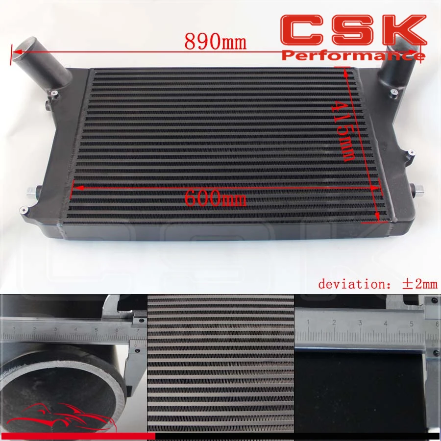 Турбо интеркулер подходит для VW GTI Jetta mk5 mk6/Audi A3 fsi tsi 2 0 t Gen2 06 10 черный| |