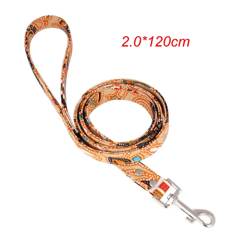 Khaki Leash M-3XL Large Dog Collar Leather Puppy Collar Lead Release Buckle Pet Collar For Dogs 0.8 inch Width Pet Dog Leash Running Walking - Цвет: Khaki Leash