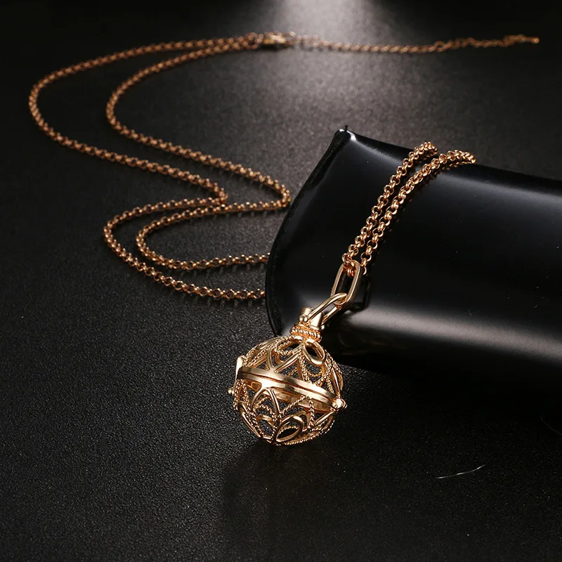 SHIYING 4 colour big size but with Multicolor 16mm Pregnancy Ball Bead Angle Copper Metal Maternity Necklace SYYF0061 | Украшения и