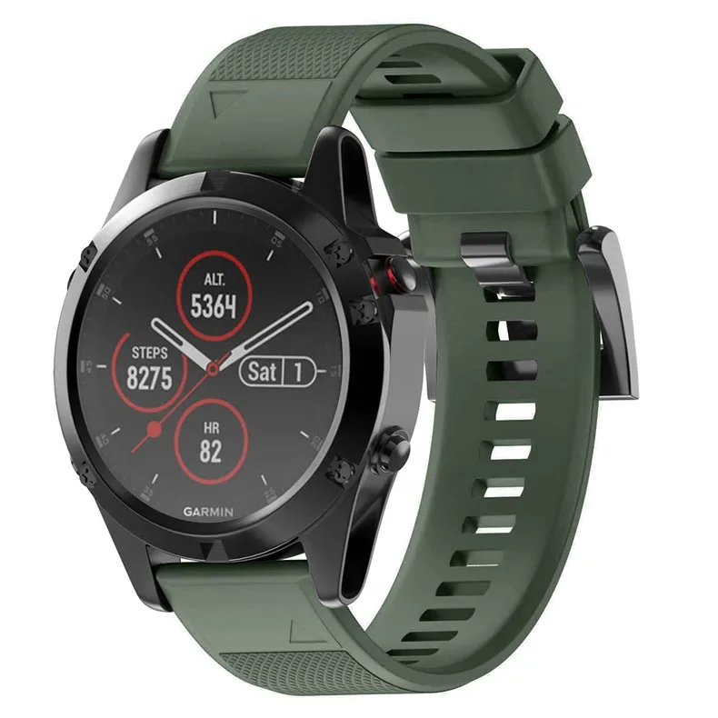 26 22 20 мм Quick Release Easy Fit Силиконовый ремешок для наручных часов Garmin Fenix 5X Plus/Fenix 5 Plus/Fenix 5S Plus