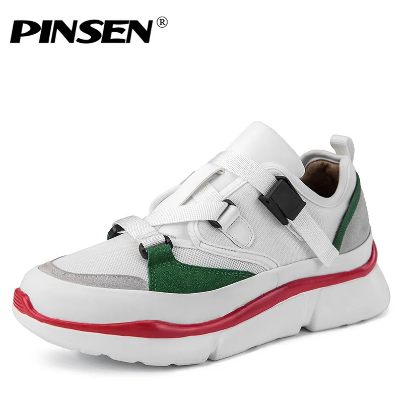 PINSEN 2020 Unisex Spring Sneakers Women Casual Flats Canvas Shoes Basket Female Trainers Woman Chaussure Femme Big Size | Обувь