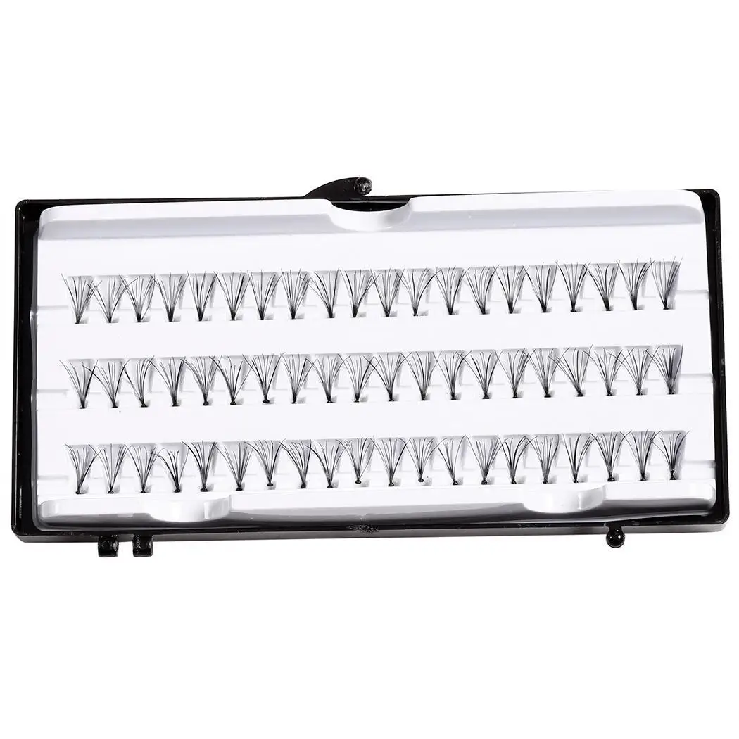 Soft Long False 1 Fashion Eyelashes Cocktail Handmade Women Party Makeup Box Everyday Extension 12mm 14mm 10mm 8mm Plastic Black |