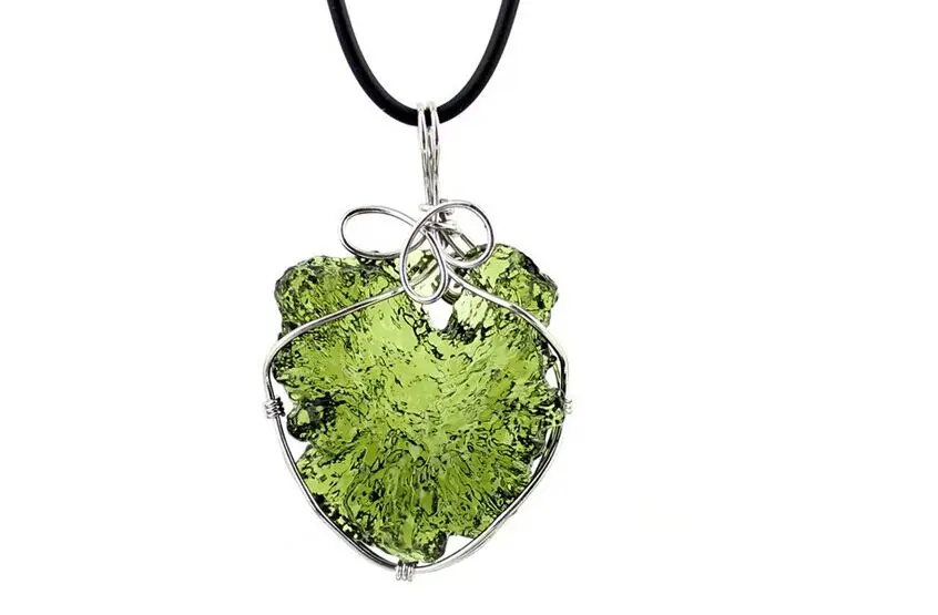 40-50ct высшее качество драгоценный камень зеленый Besednice Moldavite Tektite метеорит