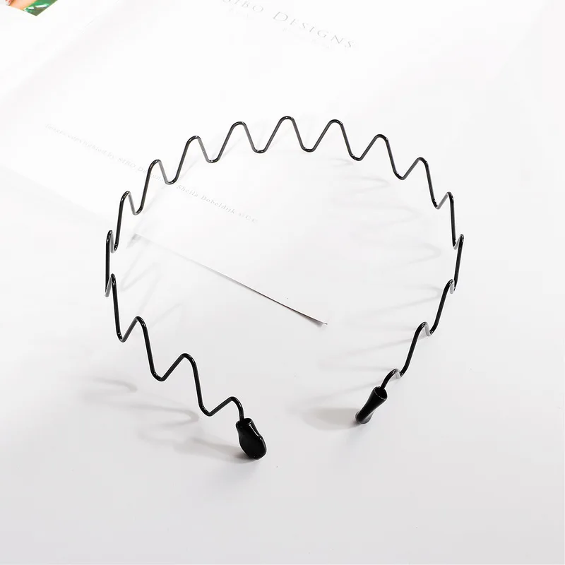 NEW 8types Hot Sale unisex Simple and elegant Wave Shape Black Hair Clips Women And Handsome Men Beauty modeling tool hair clamp |
