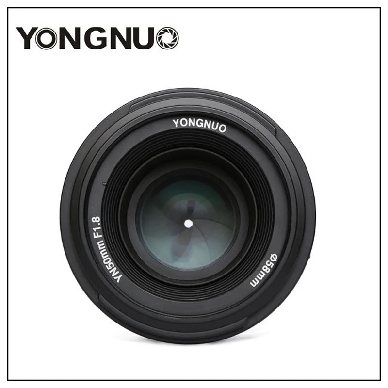 Объектив YONGNUO YN50MM F1.8 с большой диафрагмой автофокус для Nikon d7100 d3100 d5300 d7000 d90 d5200 d7200
