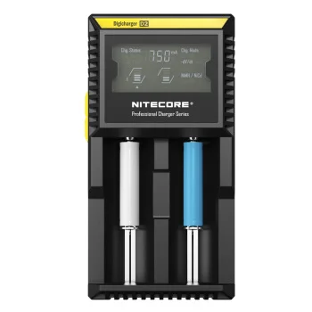 Оригинальное зарядное устройство Nitecore D2 ЖК-дисплей умная Зарядка для батарей 18650