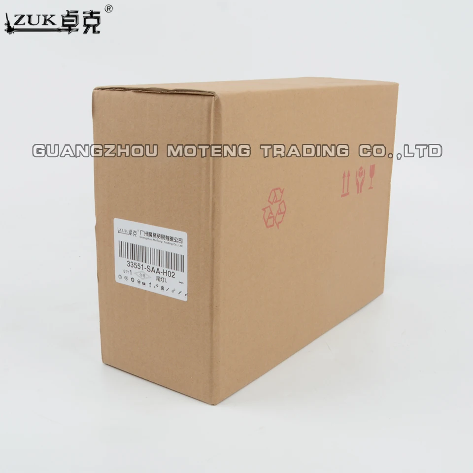 ZUK задний светильник, задний фонарь для HONDA FIT JAZZ 2005 2006 2007 2008 GD1 GD3, задний тормозной фонарь 33551-SAA-H02 33501-SAA-H02