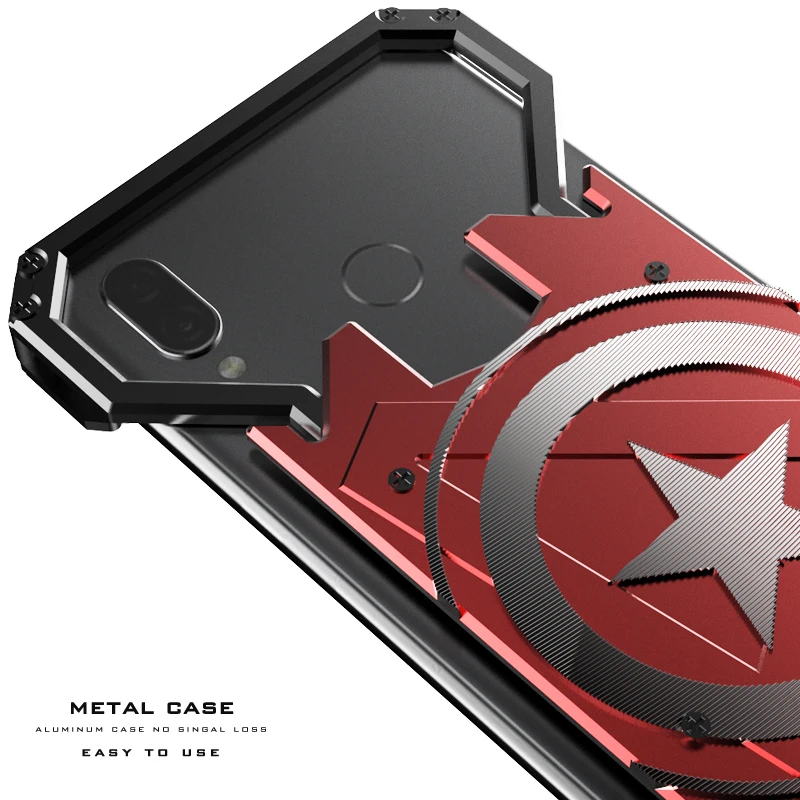 Супер героя Человек-паук, металлическое кольцо чехол для huawei Honor V20 V10 V9 играть 3 Honor 20 10 Lite 9i 9 8 8X 7X 7C 7A Magic 2 Крышка корпуса
