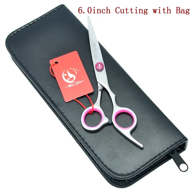 HA0114 with bag 6,0 дюймов Meisha человеческие волосы ножницы Профессиональные Парикмахерские ножницы высокое качество JP440C ножницы для стрижки Истончение Tijeras HA0120 - Цвет: HA0114 with bag