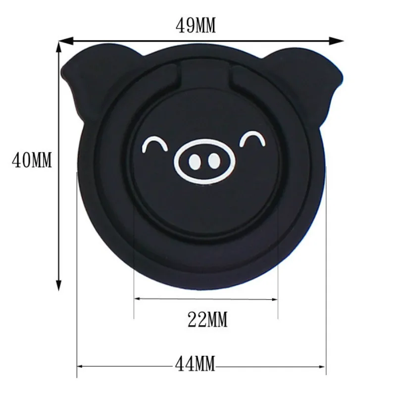 

Finger Ring Mobile Phone Stand Holder For iPhone Huawei Xiaomi Desk Car Mount Support Cute Pig Cell Smartphone Hand Grip Bracket