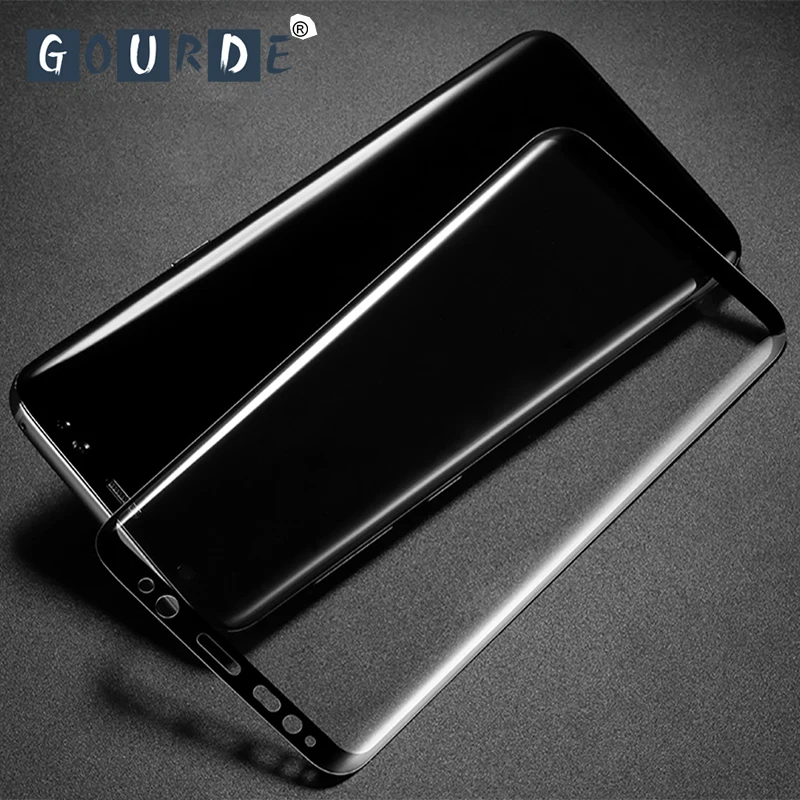Gourde, новинка, 3D, 9 H, закаленное стекло для samsung Galaxy S9, взрывозащищенное, изогнутое, полное покрытие, Защита экрана для S8 Plus, S9 plus