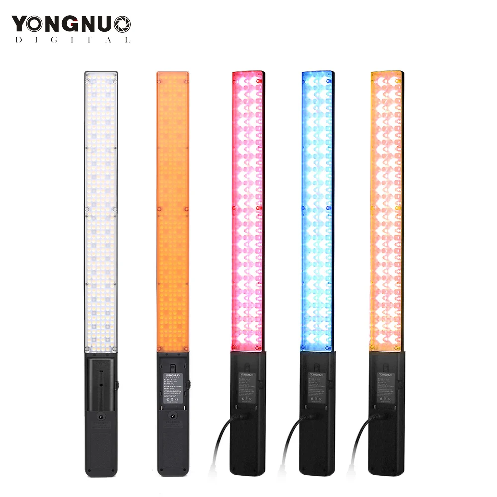 YONGNUO YN360 ручной светодиодный светильник для видеосъемки 3200k 5500k RGB красочный 39 5 см