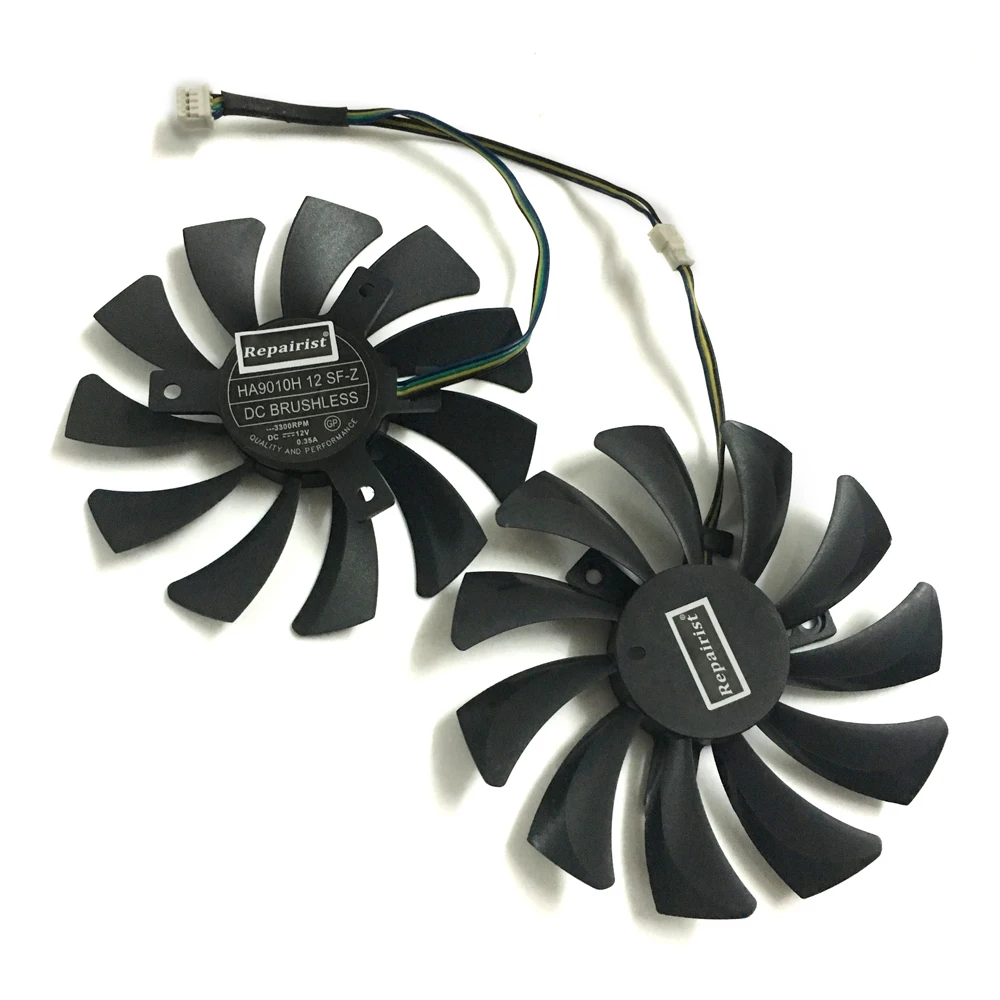 2 шт./компл. P106 HA9010H12F Z GPU радиатор для MSI GeForce GTX1060 GTX 1060 6GT OC INNO3D 6 Гб Видео Графическая