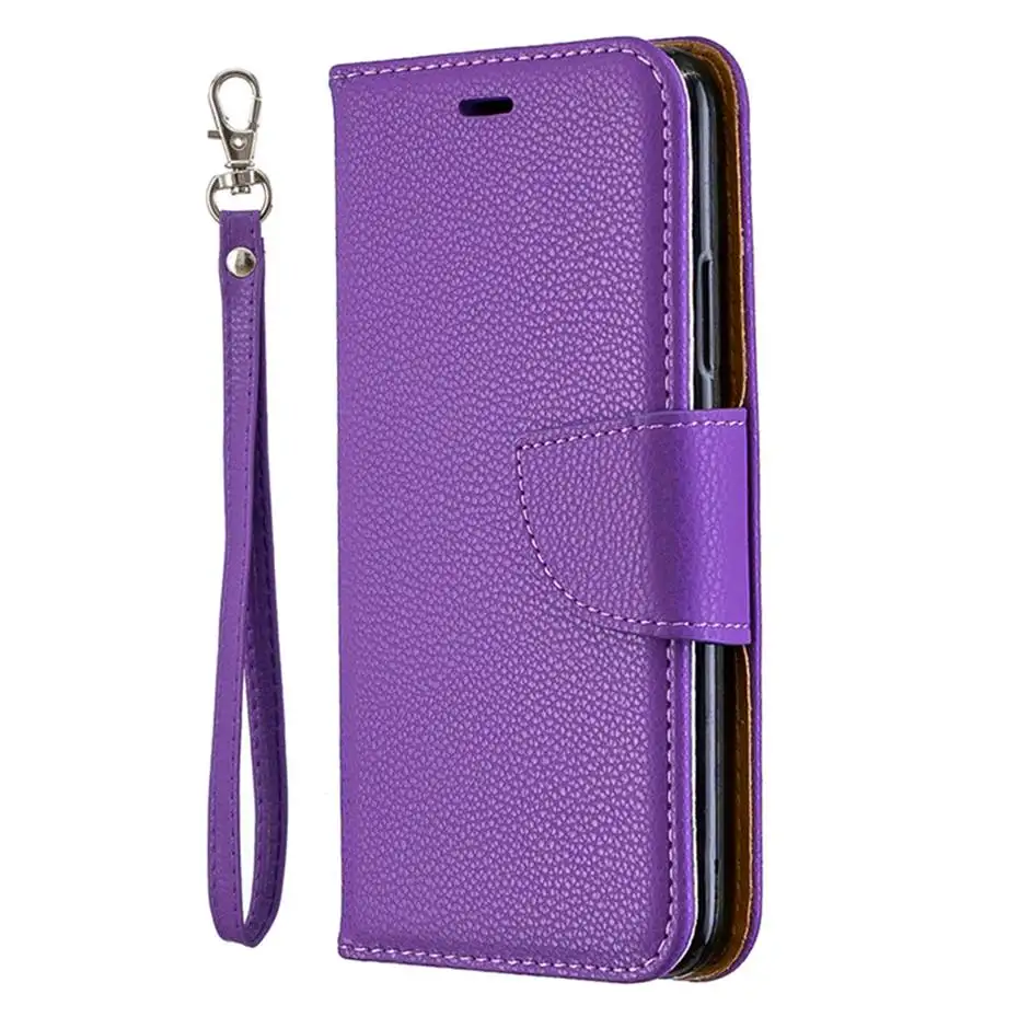 Кожаный чехол книжка для Samsung S9 S10 S10e A10 A30 A10S A20S A40 A50 A70 J6 J4 A6 2018 Plus кошелек iPhone X XS XR