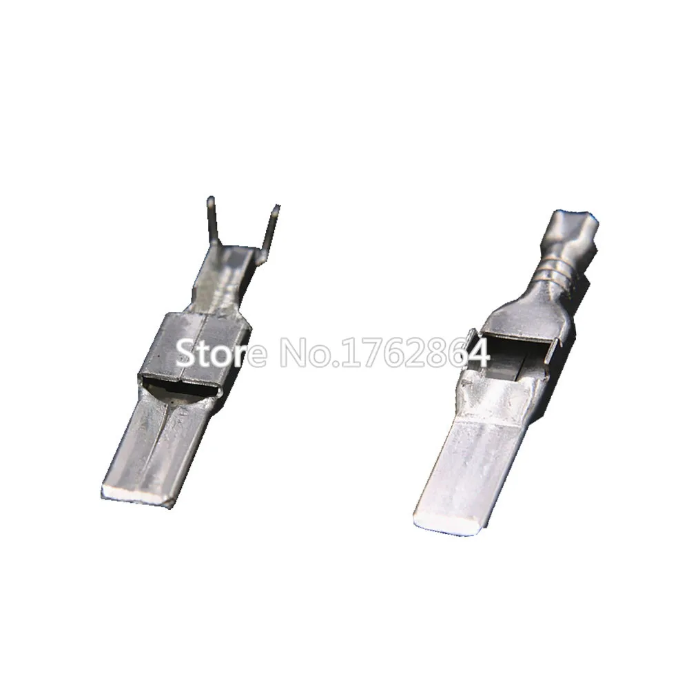 100 шт. медные разъемы для автомобильных коннекторов|terminal 4.8|copper terminalcopper wire connector |